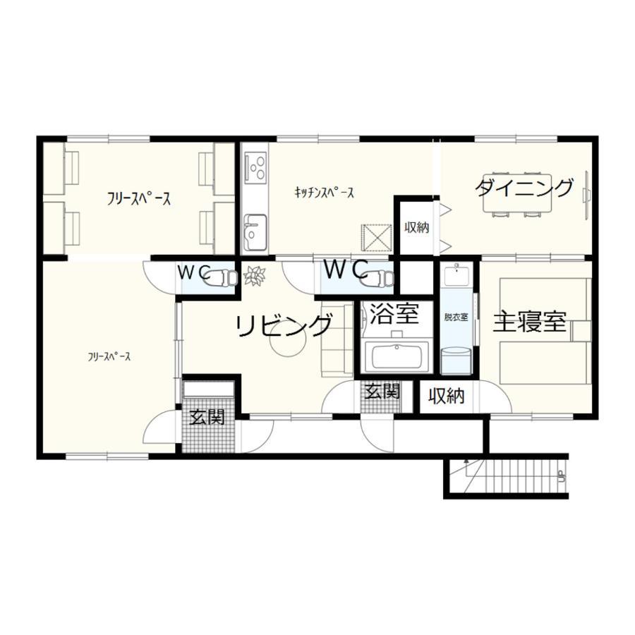 リノベーション済み室内新築　Service Apartment Sapporoザ・ハウス4Ldk86㎡ Экстерьер фото